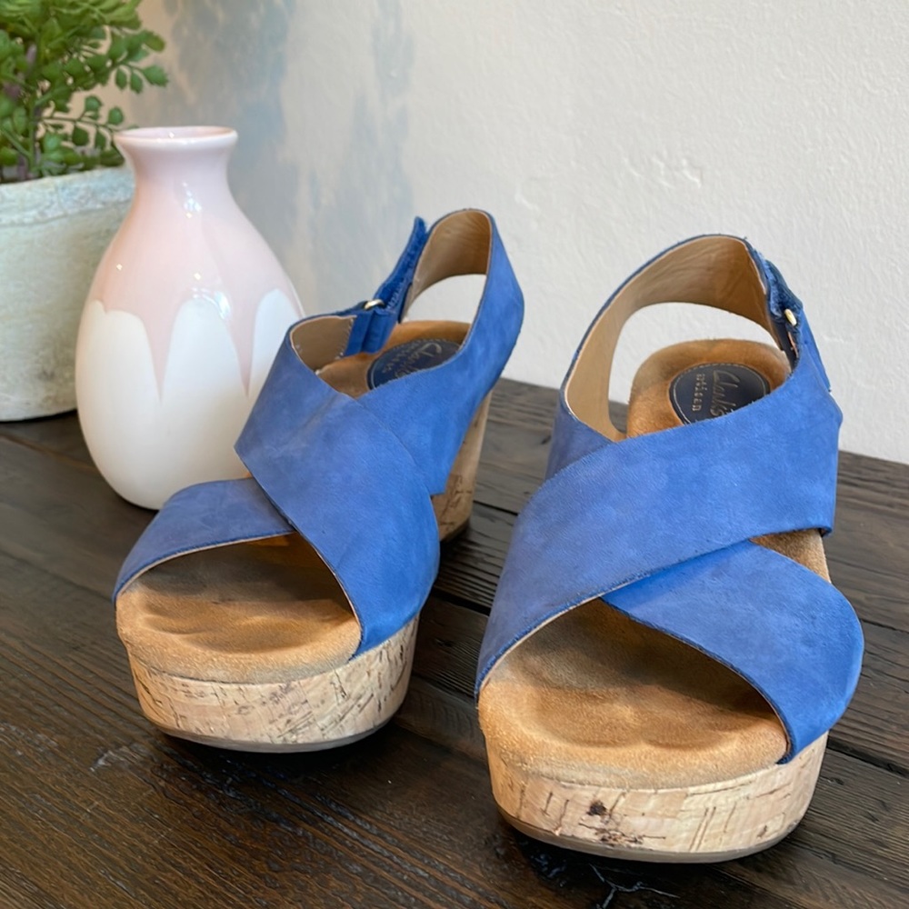 Clarks Artisan Wedge Sandals - Great Condition